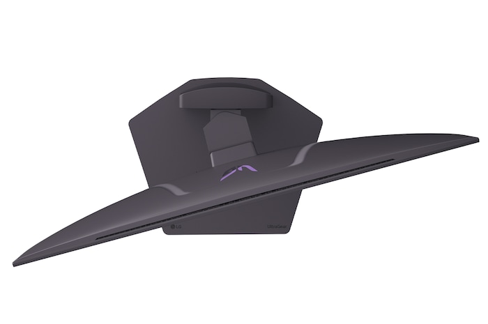 -30 degree swivel monitor top view