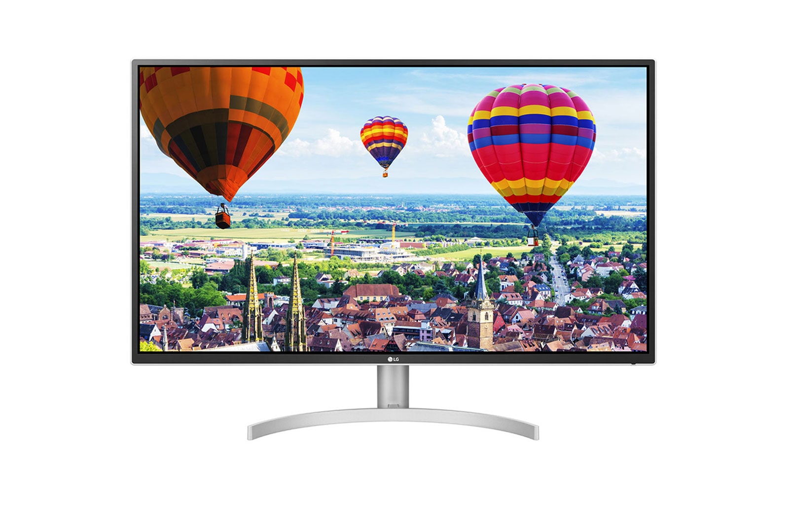 Front view of 32” Class QHD IPS Monitor 32QK500-C
