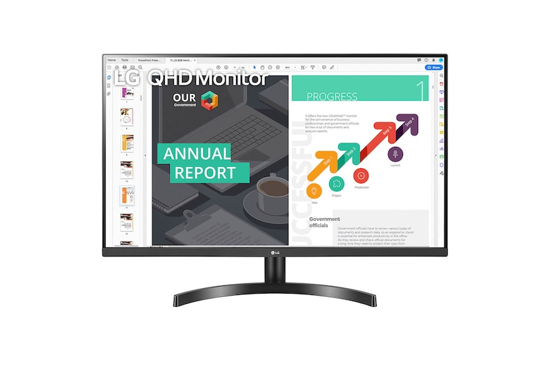 LG 32” QHD IPS HDR10 Monitor with AMD FreeSync™, 32QN600-B