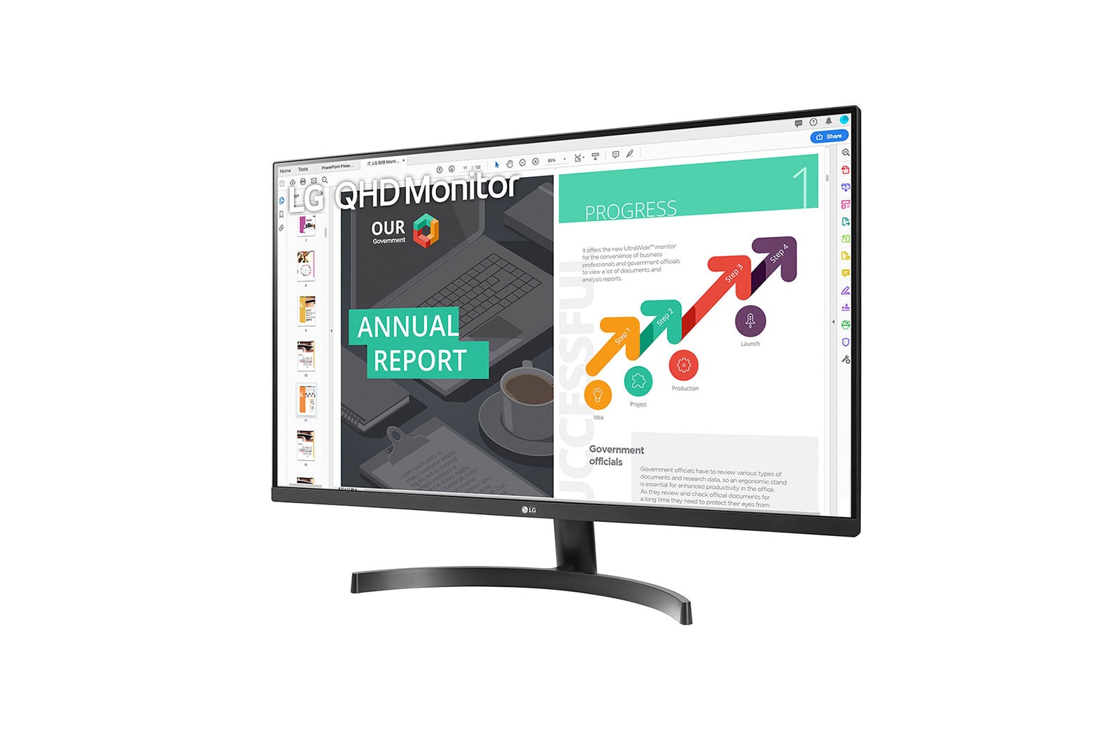 LG 32” QHD IPS HDR10 Monitor with AMD FreeSync™, 32QN600-B