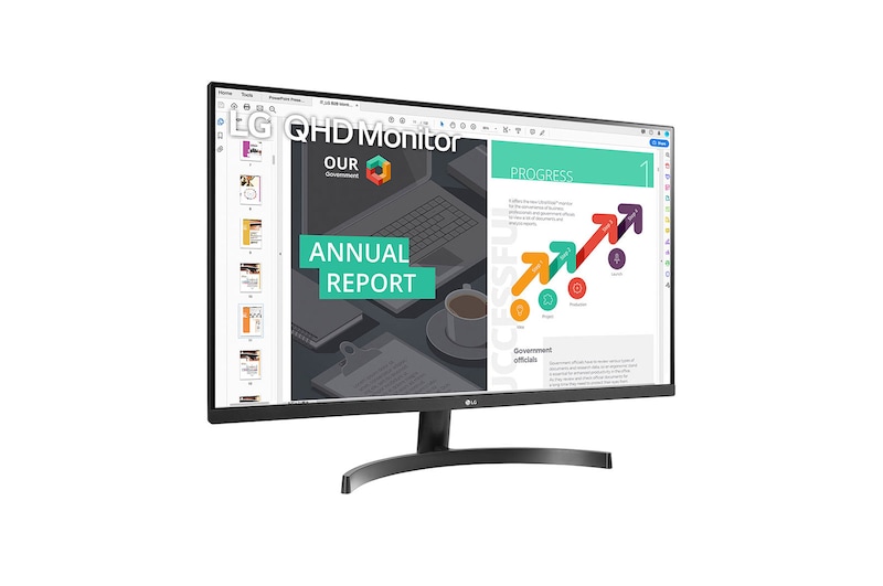 LG 32” QHD IPS HDR10 Monitor with AMD FreeSync™, 32QN600-B