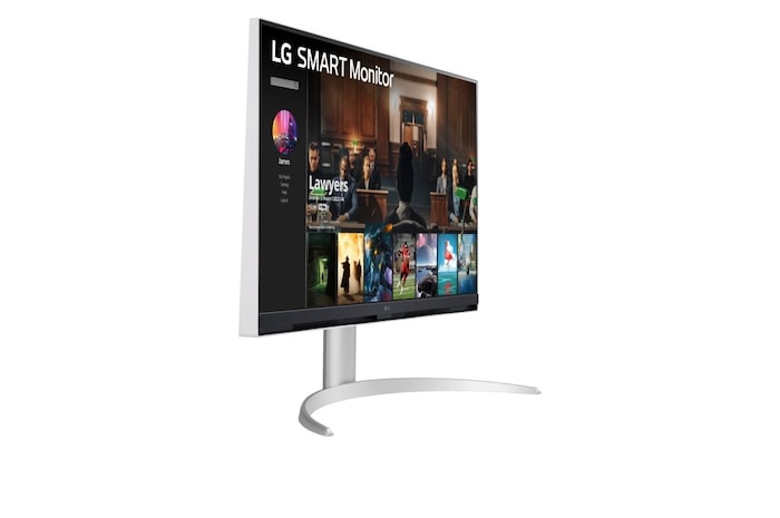 LG 32" 4K UHD Smart Monitor with webOS, 32SQ730S-W