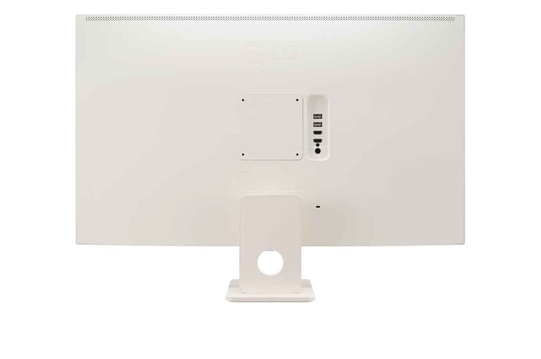 LG 31.5 Inch FHD IPS All-in-One Smart Monitor for Streaming with webOS and Built-in Speakers - White, 32SR50F-W