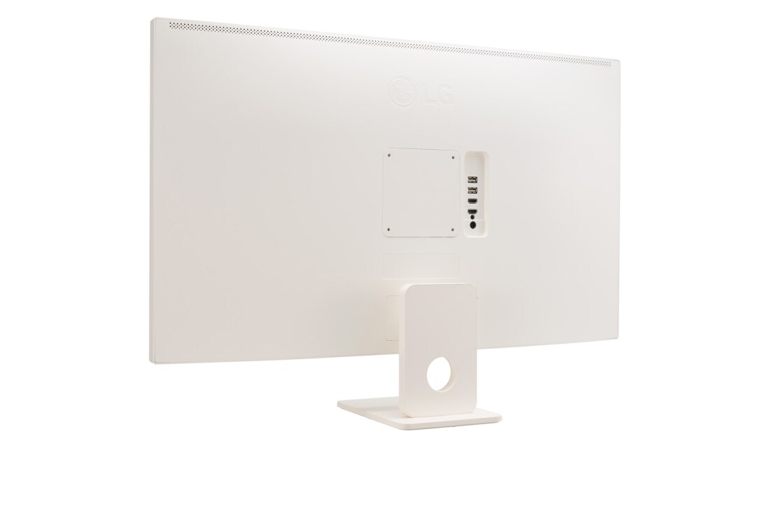 LG 31.5 Inch FHD IPS All-in-One Smart Monitor for Streaming with webOS and Built-in Speakers - White, 32SR50F-W