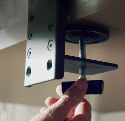 usage of c-clamp and grommet