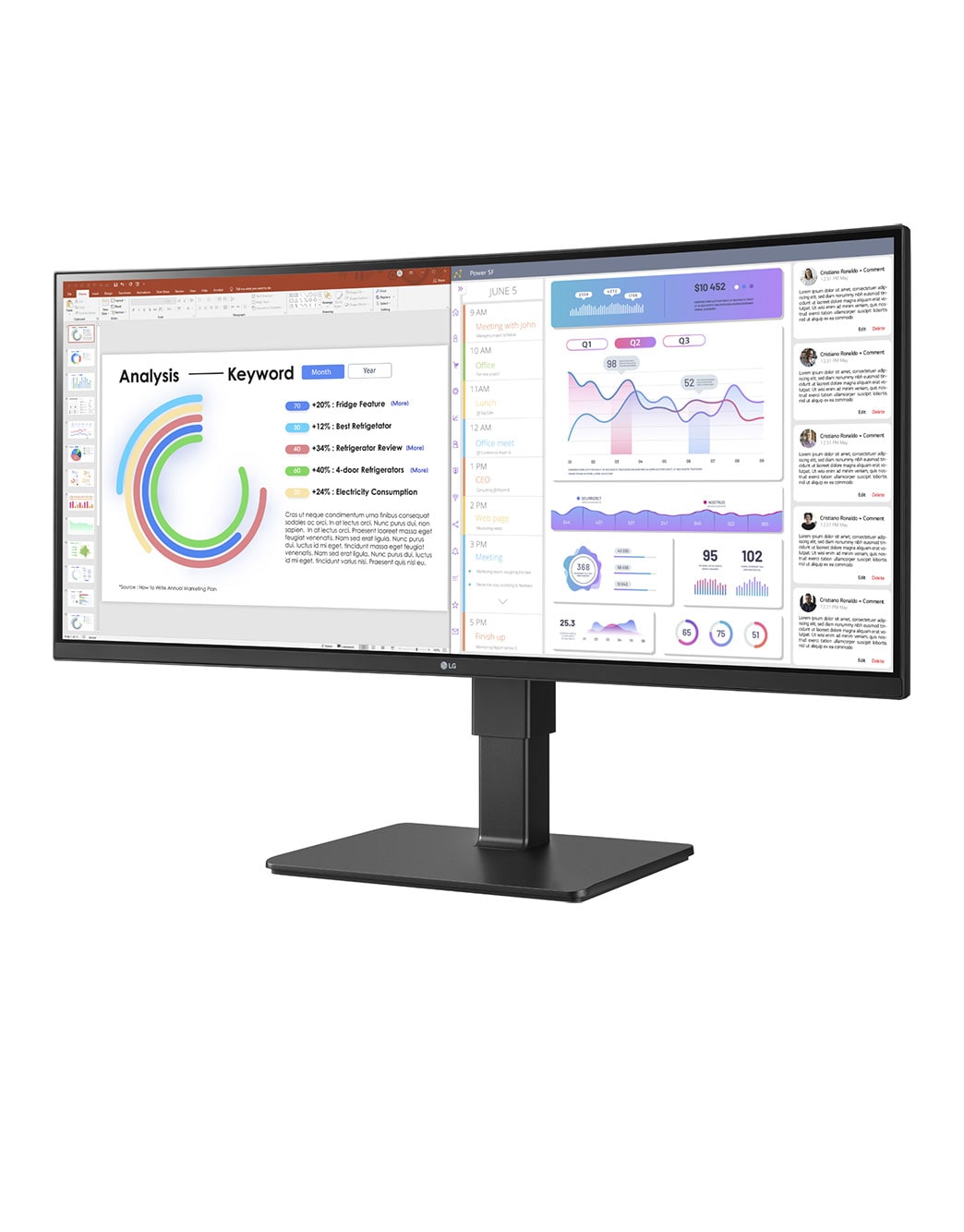 34-inch UltraWide™ WQHD (3440x1440) IPS Monitor with Built-in Webcam ...