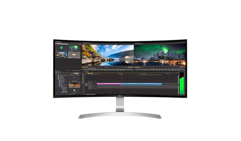 LG 34" UltraWide Curved WQHD IPS Monitor, 34UC99