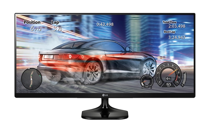 LG 34" UltraWide Full HD IPS Monitor, 34UM58