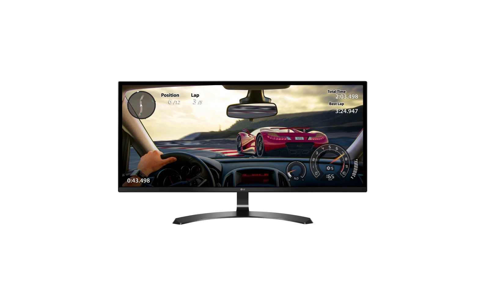 Front view of 34&#34;  UltraWide Full HD IPS LED Monitor 34UM59