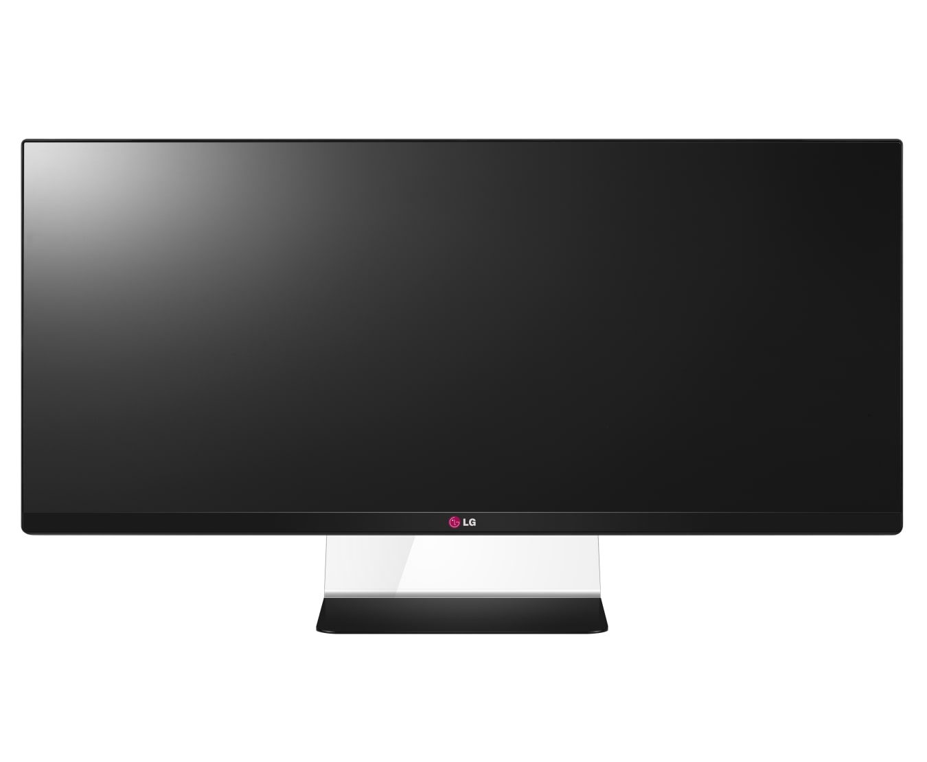 Front view of 34” LG IPS UltraWide Full HD Monitor 34UM65