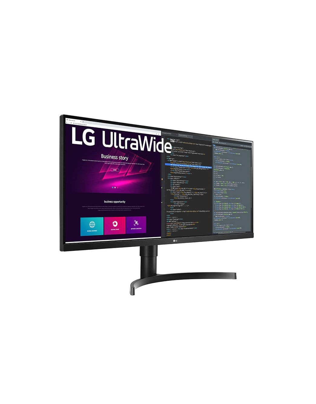 LG ウルトラワイドモニター　34インチ　34WN750-B mobile-04.jpg