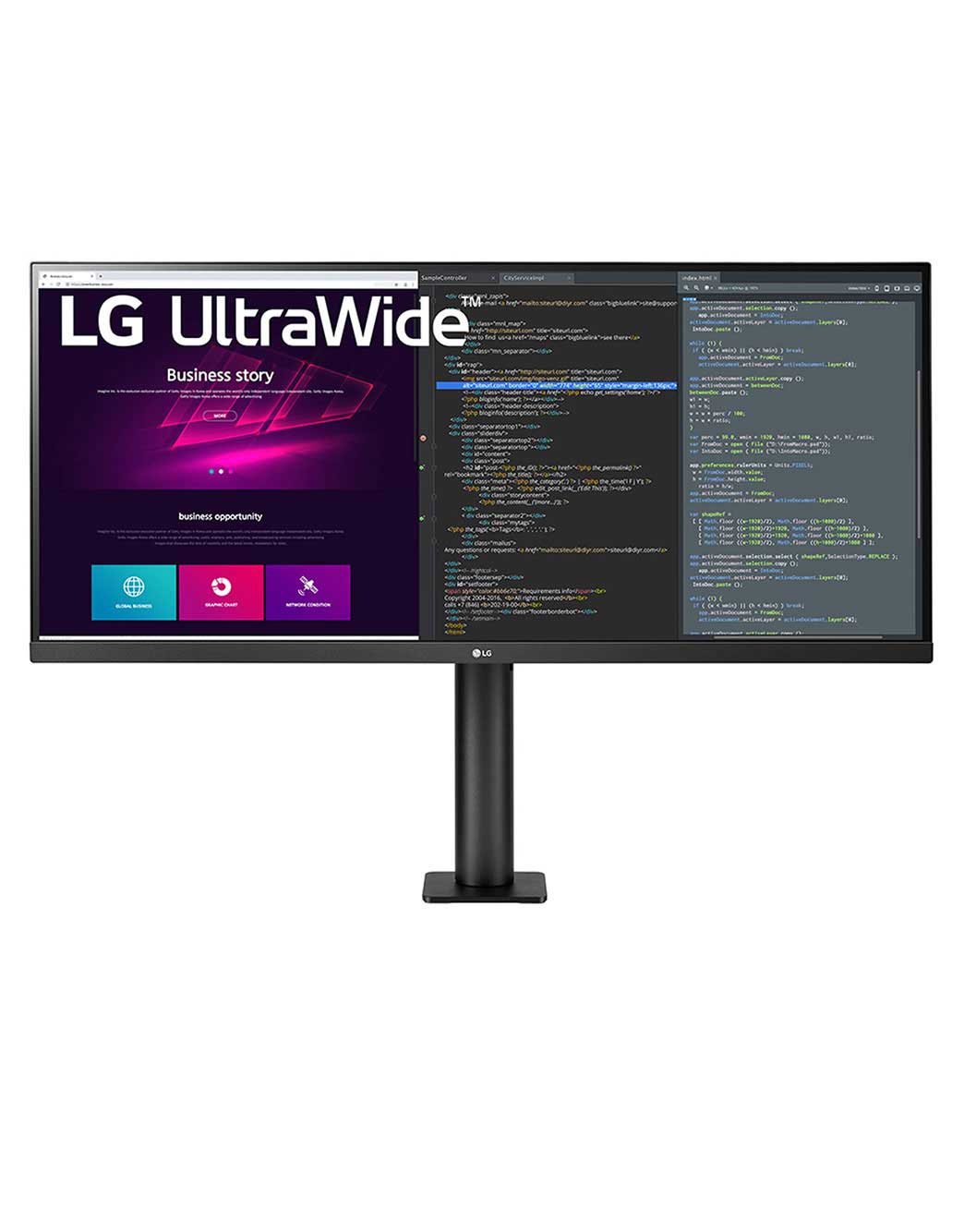 LG ウルトラワイド(3440×1440)モニター [34WN780-B] 34'' UltraWide Ergo QHD IPS HDR Monitor with FreeSync™ - 34WN780-B