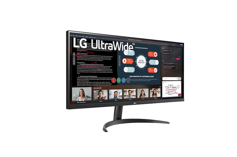 LG 34'' UltraWide FHD HDR Monitor with FreeSync™, 34WP500-B