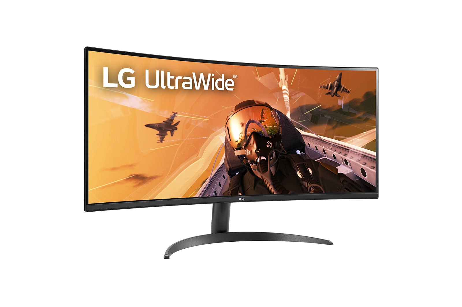 品質のいい Inch 34 UltraWide™ 21:9 AU LG | 34WP60C-B Monitor QHD Curved ディスプレイ・モニター本体