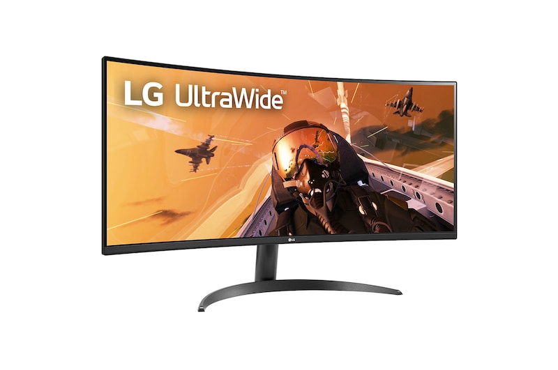 LG UltraWide™ 34 Inch 21:9 Curved QHD (3440 x 1440) Monitor | 160Hz, 1ms MBR, HDR10, 34WP60C-B
