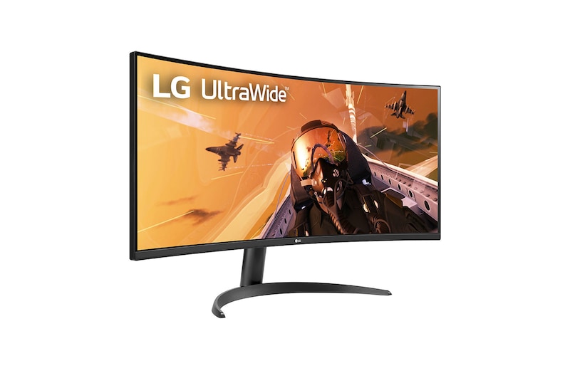 LG UltraWide™ 34 Inch 21:9 Curved QHD (3440 x 1440) Monitor | 160Hz, 1ms MBR, HDR10, 34WP60C-B