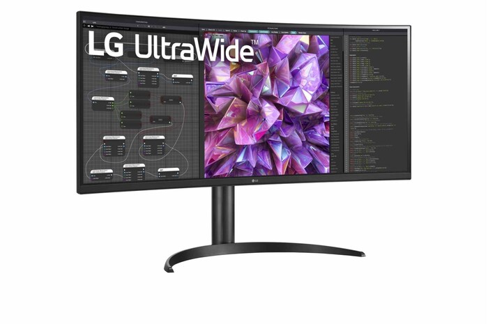 LG UltraWide™ 34 Inch QHD (3440 x 1440) Curved Monitor |  21:9 IPS display, HDR10, 34WQ75C-B