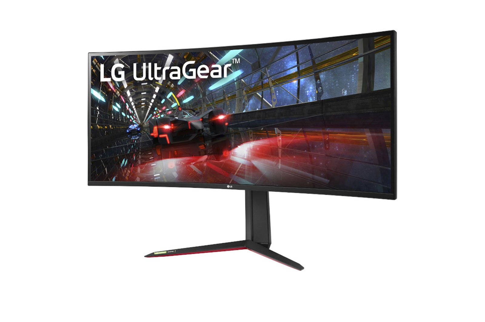 LG 38” UltraGear Curved WQHD+ Nano IPS 1ms 144Hz HDR 600 Monitor with G-SYNC® Compatibility, 38GN950-B