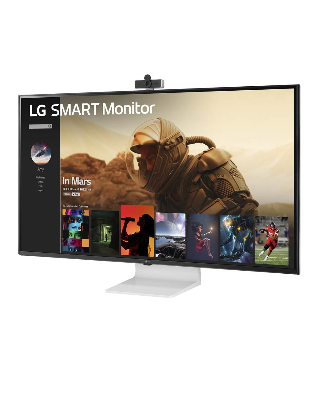 超美品　43SQ700S-W LG スマートディスプレイ　2025年製　ホワイト MZ-04.jpg