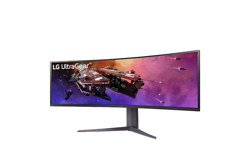 LG UltraGear™ 45 inch QHD 200Hz Curved Gaming Monitor with 1ms(GtG), 1500R, AMD FreeSync™ Premium Pro & Built-in KVM, 45GR75DC-B