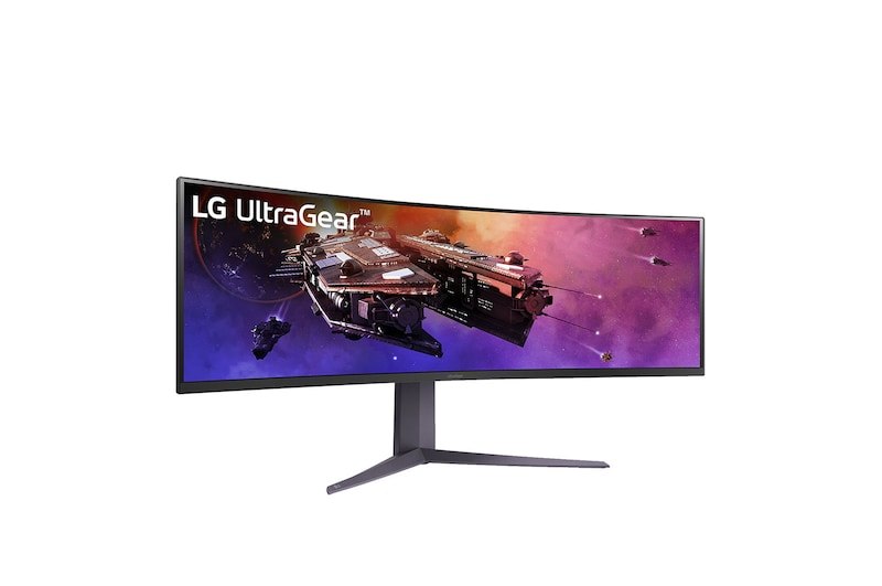 LG UltraGear™ 45 inch QHD 200Hz Curved Gaming Monitor with 1ms(GtG), 1500R, AMD FreeSync™ Premium Pro & Built-in KVM, 45GR75DC-B