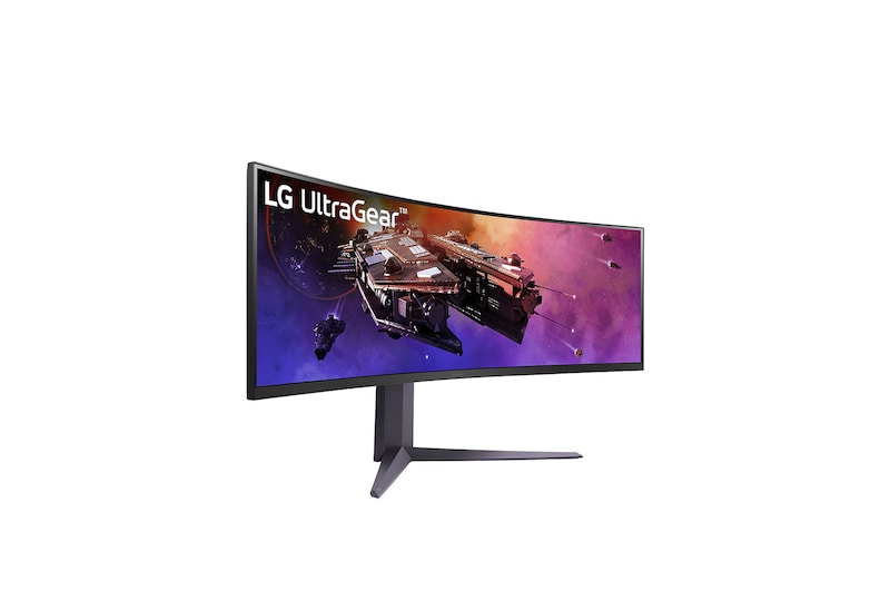LG UltraGear™ 45 inch QHD 200Hz Curved Gaming Monitor with 1ms(GtG), 1500R, AMD FreeSync™ Premium Pro & Built-in KVM, 45GR75DC-B