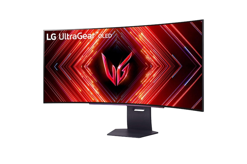 LG UltraGear™ 45 Inch | 240Hz OLED Curved Gaming Monitor | 800R, DisplayHDR True Black 400, 0.03ms (GtG), 45GS95QE-B