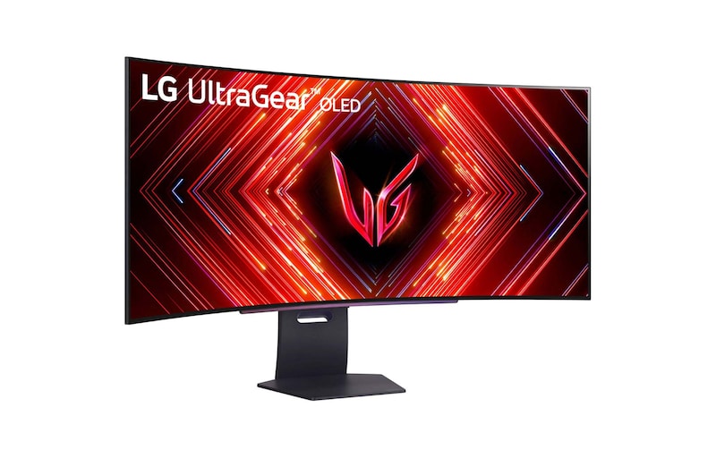 LG UltraGear™ 45 Inch | 240Hz OLED Curved Gaming Monitor | 800R, DisplayHDR True Black 400, 0.03ms (GtG), 45GS95QE-B
