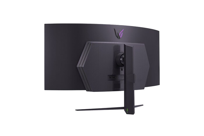 LG UltraGear™ 45 inch OLED 240Hz 800R Curved Gaming Monitor with 0.03ms(GtG), DisplayHDR True Black 400, and DepthSound, 45GS96QB-B