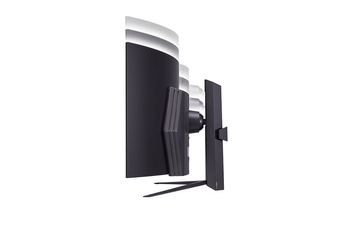 LG UltraGear™ 45 inch OLED 240Hz 800R Curved Gaming Monitor with 0.03ms(GtG), DisplayHDR True Black 400, and DepthSound, 45GS96QB-B
