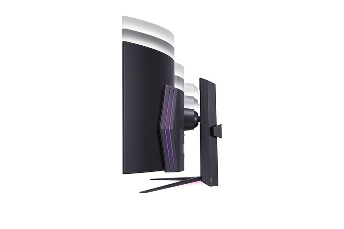 LG UltraGear™ 45 inch OLED 240Hz 800R Curved Gaming Monitor with 0.03ms(GtG), DisplayHDR True Black 400, and DepthSound, 45GS96QB-B