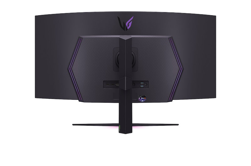 LG UltraGear™ 45 inch OLED 240Hz 800R Curved Gaming Monitor with 0.03ms(GtG), DisplayHDR True Black 400, and DepthSound, 45GS96QB-B