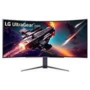 LG UltraGear™ 45 inch OLED 240Hz 800R Curved Gaming Monitor with 0.03ms(GtG), DisplayHDR True Black 400, and DepthSound, 45GS96QB-B
