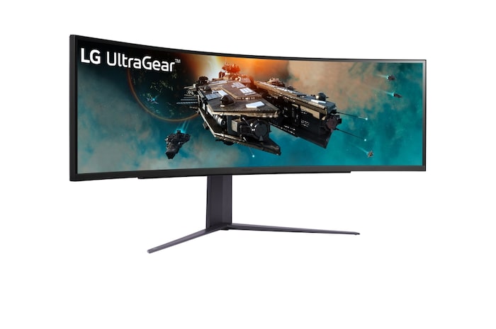 LG UltraGear™ 49 inch 240Hz Curved Gaming Monitor with 1ms,  FreeSync™ Premium Pro, and HDR1000, 49GR85DC-B