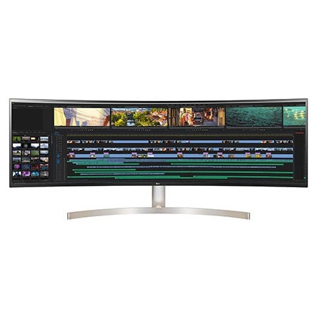 49” DQHD UltraWide IPS Monitor with HDR10 - 49WL95C-WE | LG Australia