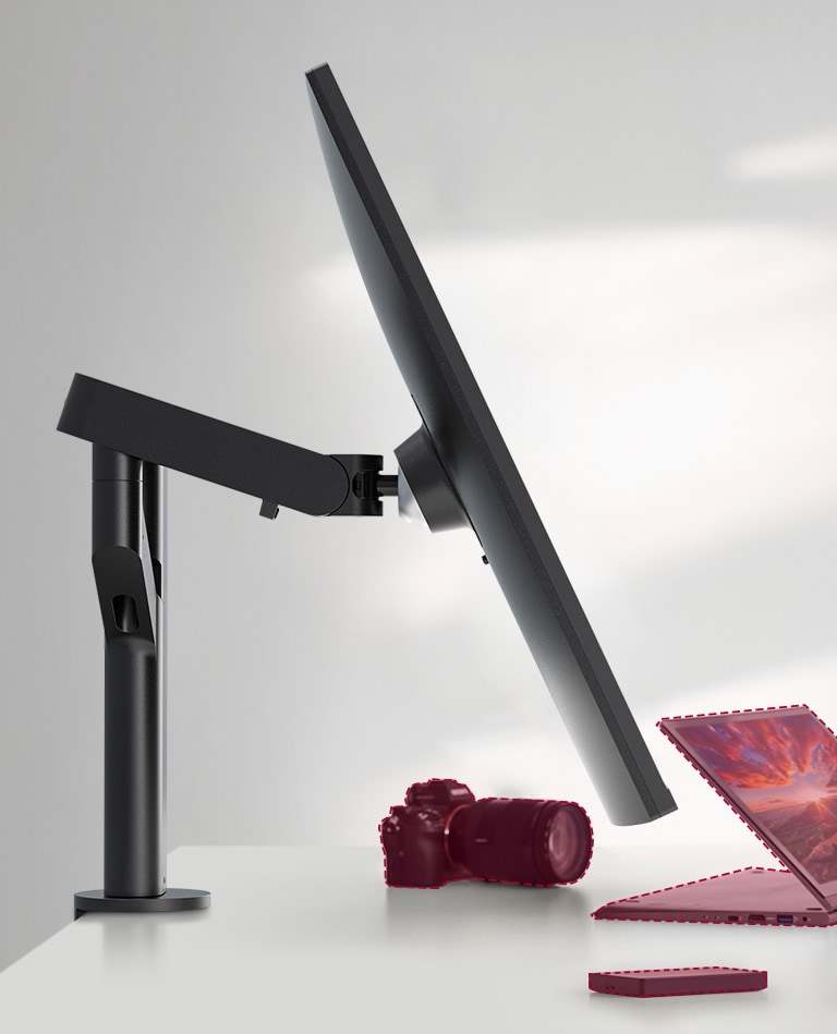 LG DualUp Monitor Ergo 付属アーム付き LG 27.6 inch 16:18 DualUp Ergo Monitor with Stand & USB Type