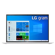 LG gram Ultra-Lightweight Laptop with 14” 16:10 IPS Display and Intel® Evo™ platform + LG TONE Free FN4 Wireless Earbuds, 14Z90P-FN4W