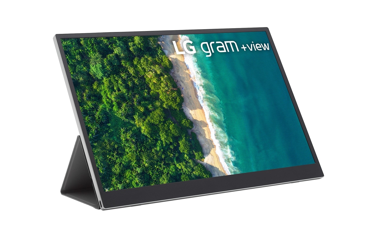 LG 16-inch +view for LG gram. Portable Monitor with USB Type-C™, 16MQ70.ASDA