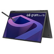 LG gram 2-in-1 Ultra-Lightweight Laptop with 16” 16:10 IPS Display Windows 11 Home, 16T90Q-GAA55A