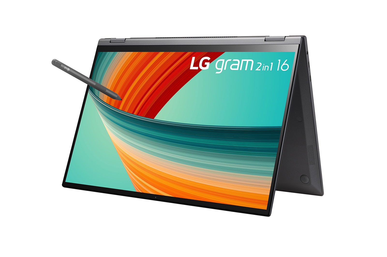 LG gram 2 in1 - 16” Touch Display, Intel® Evo 13th Gen. Processor. Windows 11 Home, 16T90R-G.AA78A