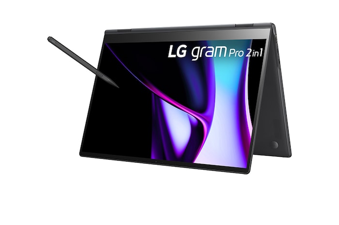LG gram Pro 2in1 16 Inch Lightweight Touchscreen Laptop, Windows 11 Pro, 16GB RAM, Intel® Core™ Ultra 5 , 16T90SP-G.AP55A