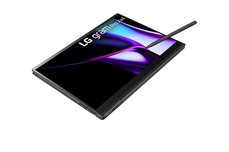 LG gram Pro 2in1 16 Inch Lightweight Touchscreen Laptop | 16GB RAM, Intel® Core™ Ultra 7, Windows 11 Pro, Anti-glare IPS display, 16T90SP-G.AP75A