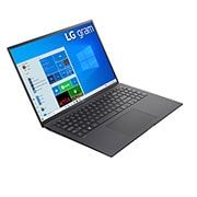 LG gram Ultra-Lightweight Laptop with 16” 16:10 IPS Display and Intel® Evo™ platform, 16Z90P-G.AR55A
