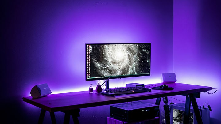 An ultimate gaming environment seamlessly merging with cutting-edge technology.