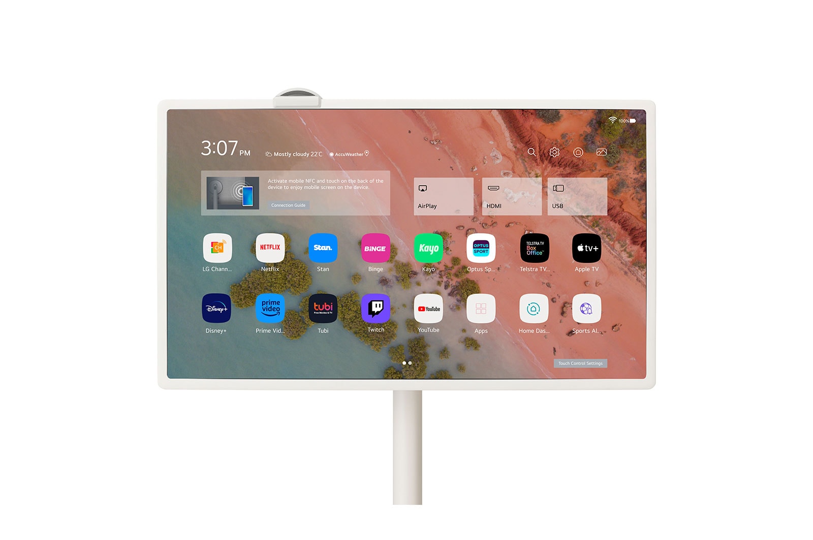 LG StanbyME 27 inch Portable Smart Touch Screen LG StanbyME 27 inch Portable Smart Touch Screen