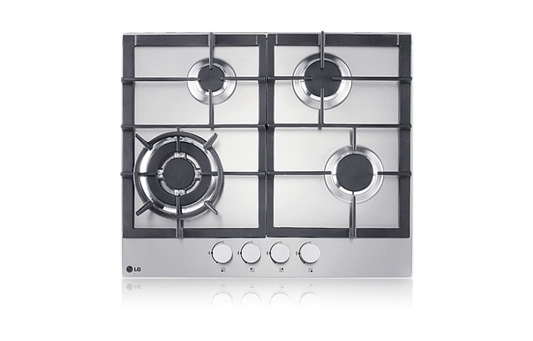 Front view of Four Burner Gas Cooktop (600mm) HG6412A