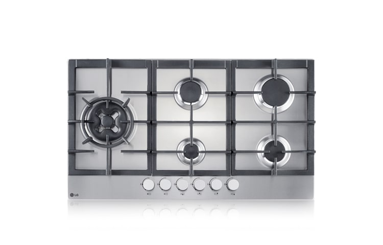 Front view of Five Burner Gas Cooktop (900mm) HG9512A
