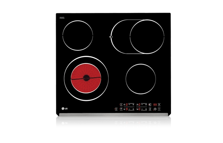 Front view of 4 Radiant Cooktop KA60510S