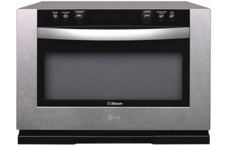 Front view of 32L STAINLESS STEEL INFRASPEED LIGHTWAVE OVEN with STEAM MA3281T
