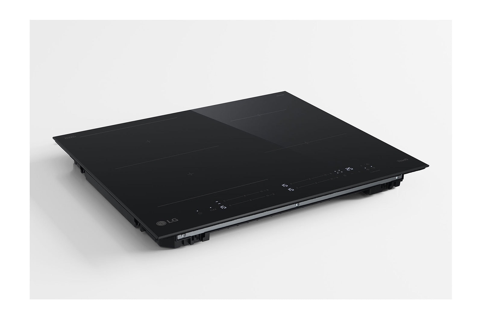 LG 60cm Induction Cooktop, 4 Cook Zones, 1 Flexi, BCI607T4BG